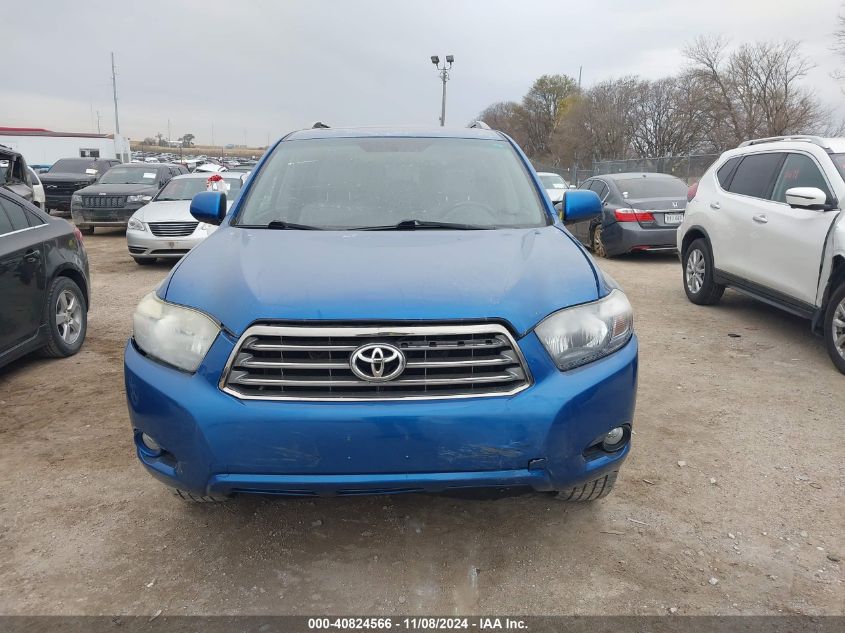 2008 Toyota Highlander Sport VIN: JTEES43A882014316 Lot: 40824566