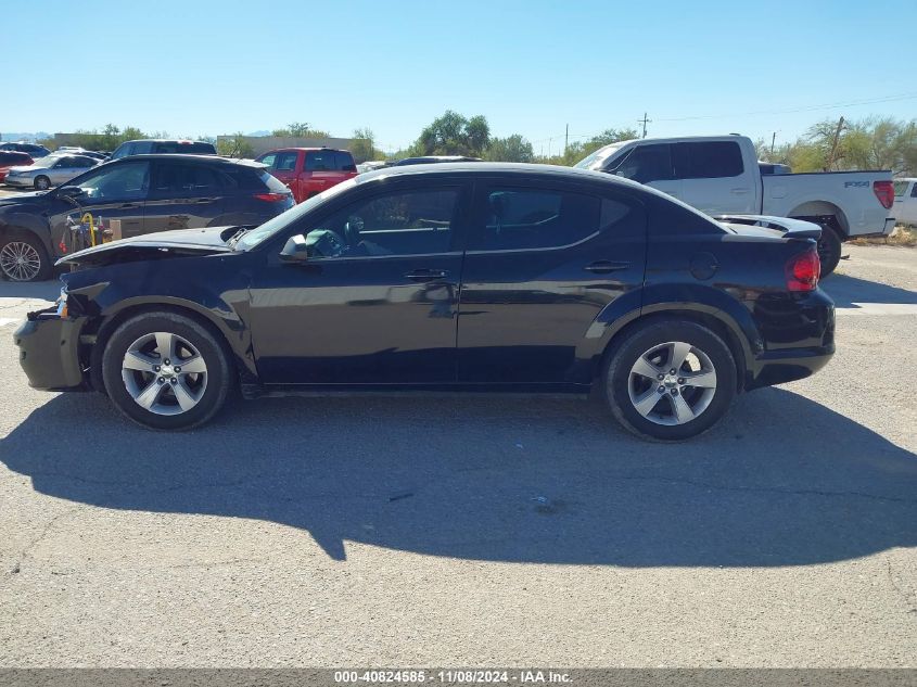 2013 Dodge Avenger Se VIN: 1C3CDZAB3DN688451 Lot: 40824585