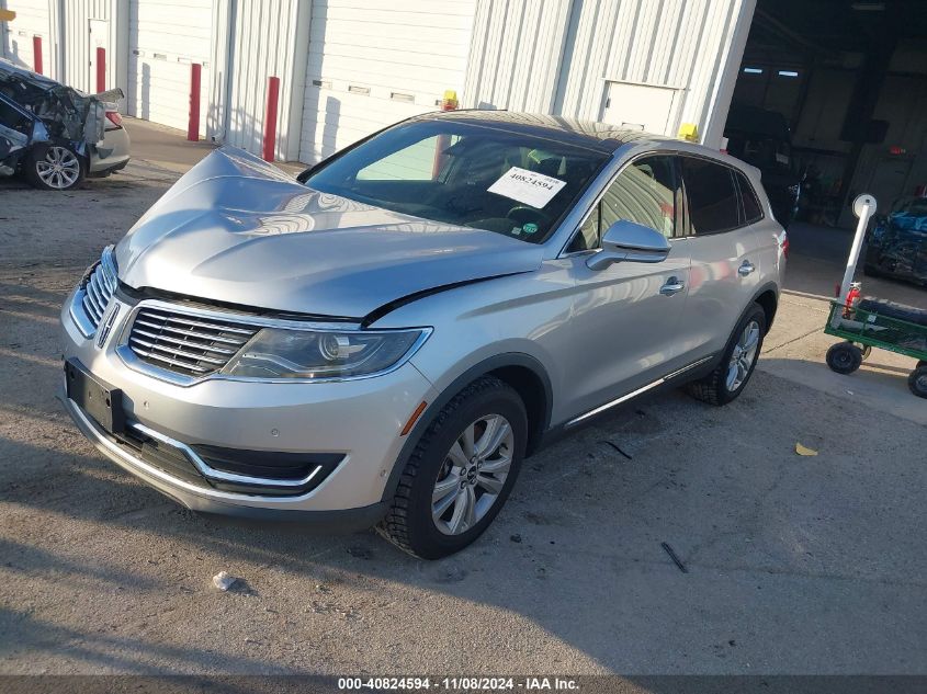 VIN 2LMTJ8LP2GBL54130 2016 LINCOLN MKX no.2