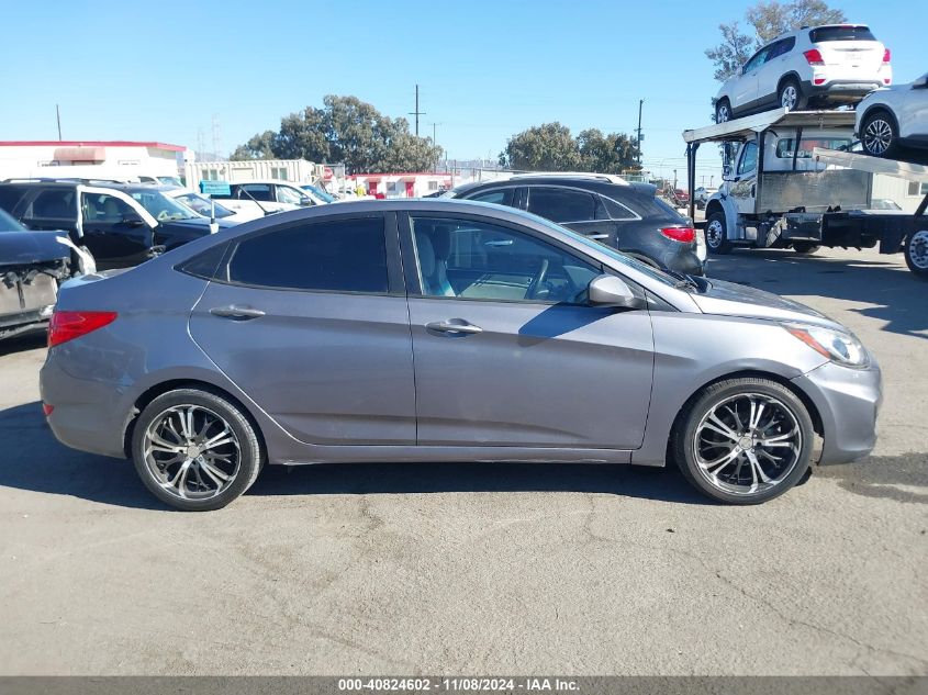 2013 Hyundai Accent Gls VIN: KMHCT4AE4DU558563 Lot: 40824602