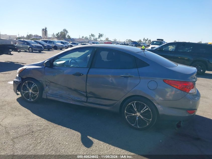 2013 Hyundai Accent Gls VIN: KMHCT4AE4DU558563 Lot: 40824602