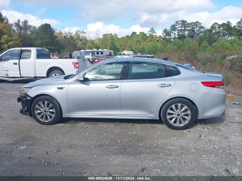 2018 Kia Optima Ex VIN: 5XXGU4L33JG203416 Lot: 40824626