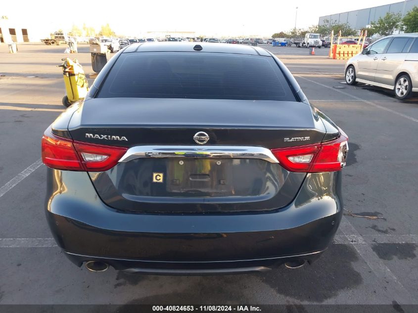 2016 Nissan Maxima 3.5 Platinum/3.5 S/3.5 Sl/3.5 Sr/3.5 Sv VIN: 1N4AA6AP2GC396639 Lot: 40824653