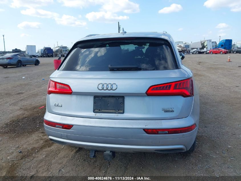 2018 Audi Q5 2.0T Premium/2.0T Tech Premium VIN: WA1BNAFY5J2197891 Lot: 40824676