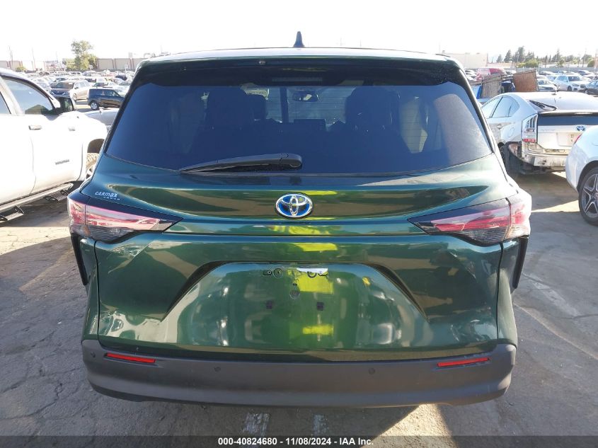 2022 Toyota Sienna Xle VIN: 5TDYRKEC8NS099453 Lot: 40824680