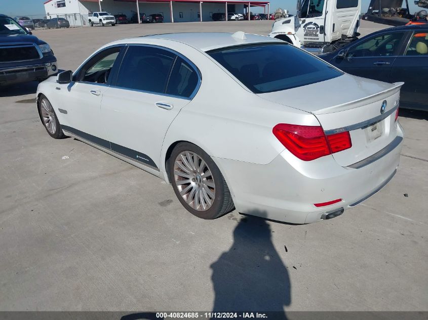 2012 BMW 750Li VIN: WBAKB8C51CC965166 Lot: 40824685