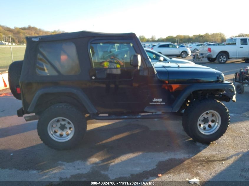 2006 Jeep Wrangler Se VIN: 1J4FA29S06P786822 Lot: 40824708