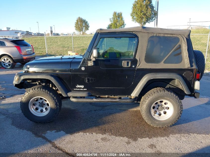 2006 Jeep Wrangler Se VIN: 1J4FA29S06P786822 Lot: 40824708