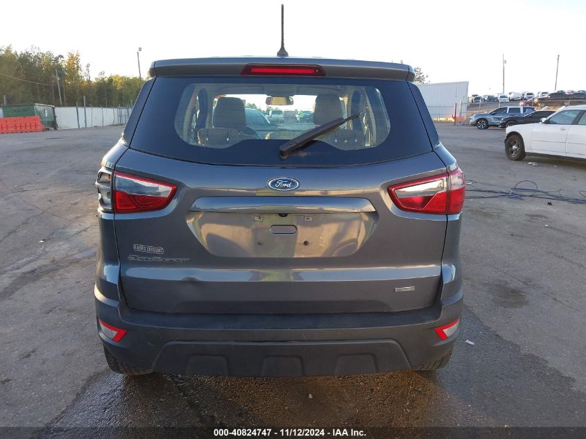 2019 Ford Ecosport S VIN: MAJ3S2FE1KC274613 Lot: 40824747