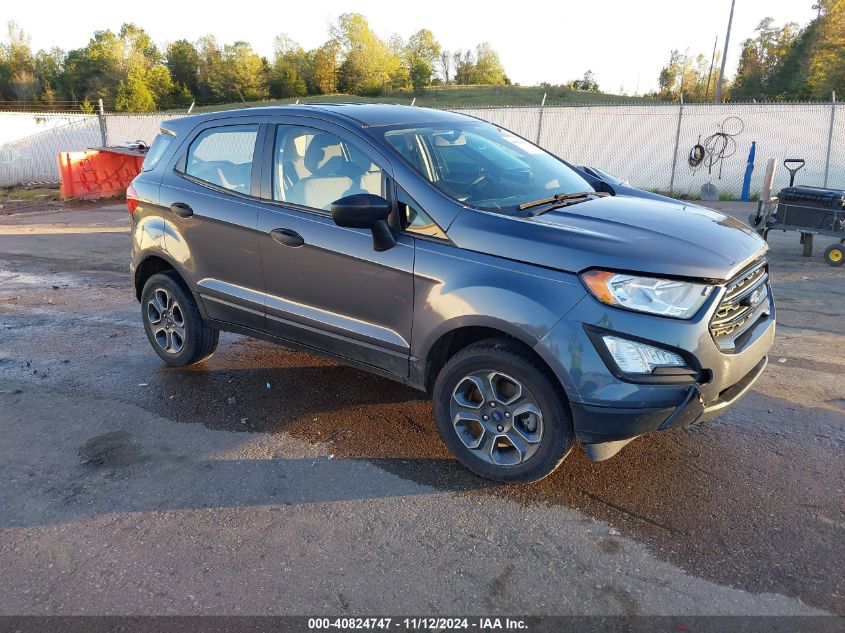 VIN MAJ3S2FE1KC274613 2019 Ford Ecosport, S no.1