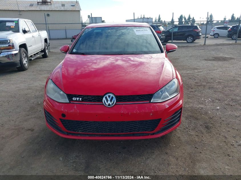 2015 VOLKSWAGEN GOLF GTI VIN: 3VW4T7AU0FM008444