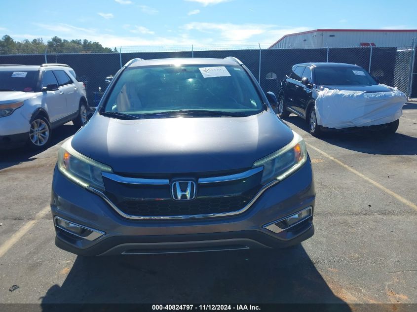 2015 Honda Cr-V Ex-L VIN: 2HKRM3H78FH521672 Lot: 40824797