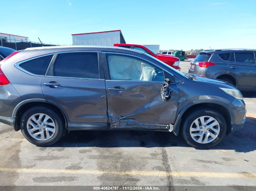 2015 Honda Cr-V Ex-L VIN: 2HKRM3H78FH521672 Lot: 40824797