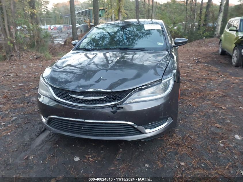 2015 Chrysler 200 Limited VIN: 1C3CCCAB6FN704242 Lot: 40824810