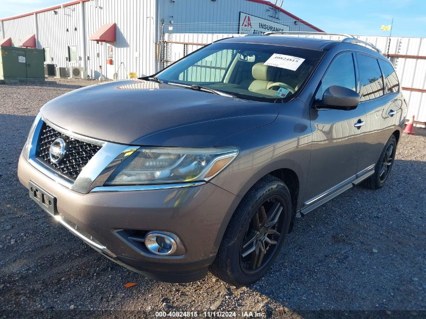 2014 Nissan Pathfinder Platinum VIN: 5N1AR2MN6EC709920 Lot: 40824815