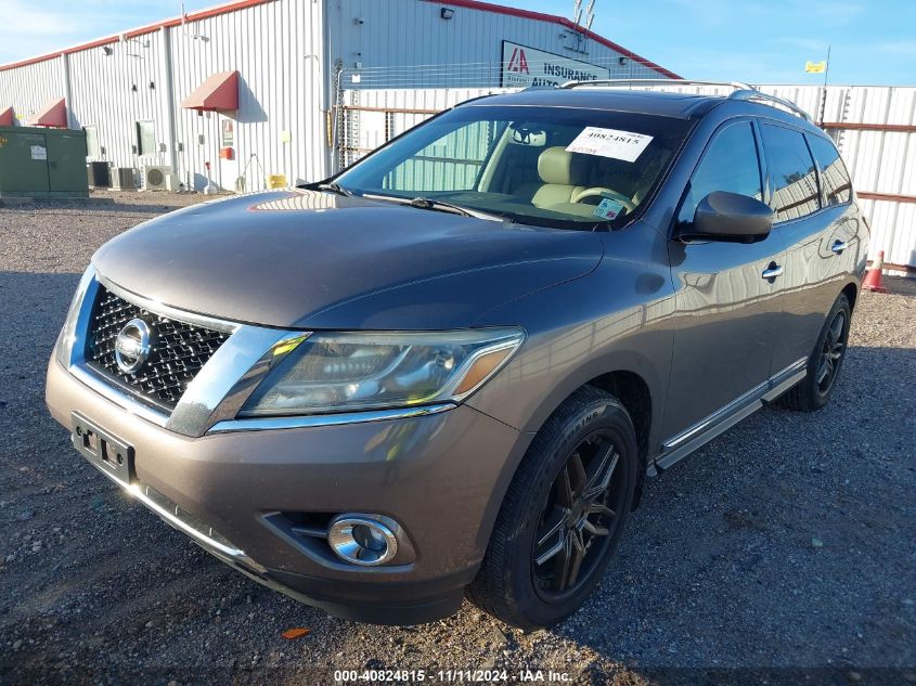 2014 Nissan Pathfinder Platinum VIN: 5N1AR2MN6EC709920 Lot: 40824815