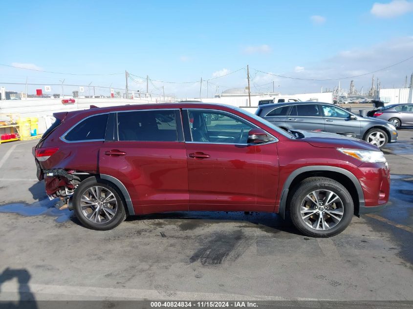 2018 Toyota Highlander Le Plus VIN: 5TDBZRFH6JS804799 Lot: 40824834