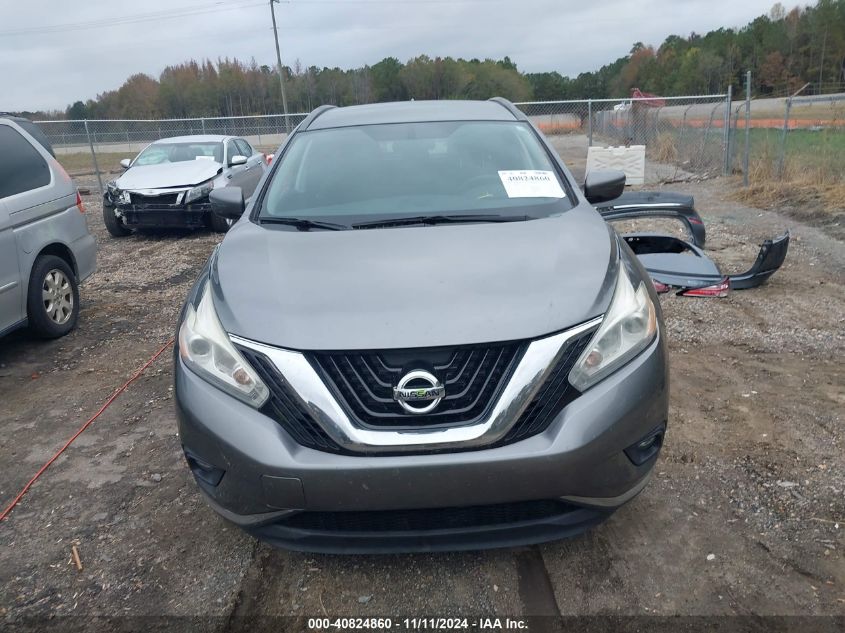 2017 Nissan Murano Sv VIN: 5N1AZ2MGXHN182118 Lot: 40824860