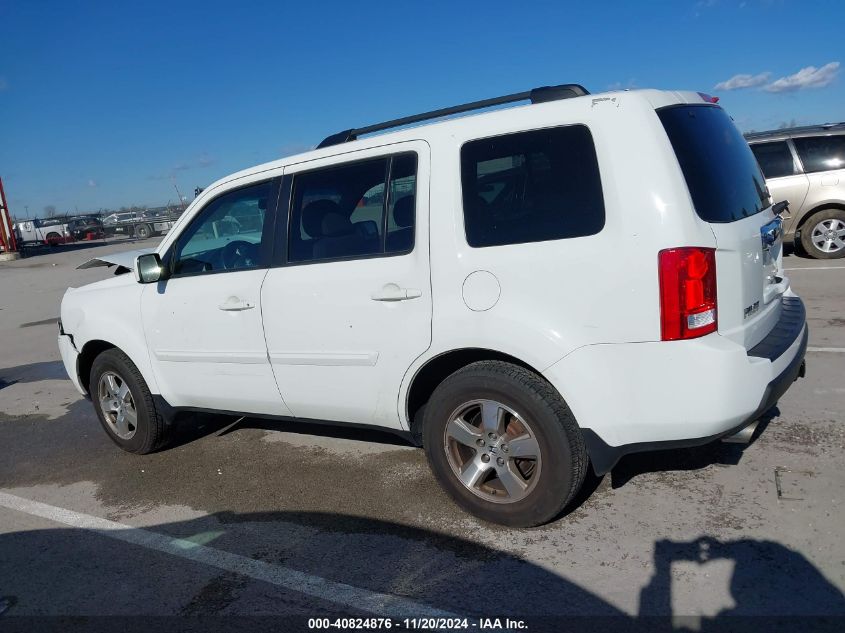 2010 Honda Pilot Ex-L VIN: 5FNYF4H51AB028871 Lot: 40824876