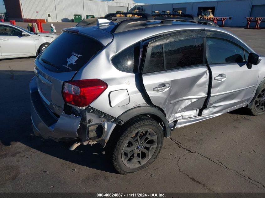 2016 Subaru Crosstrek Limited VIN: JF2GPANC5G8342995 Lot: 40824887