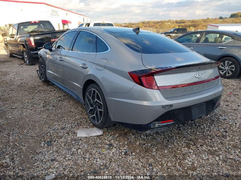 VIN KMHL14JC8PA315834 2023 Hyundai Sonata, N Line no.3