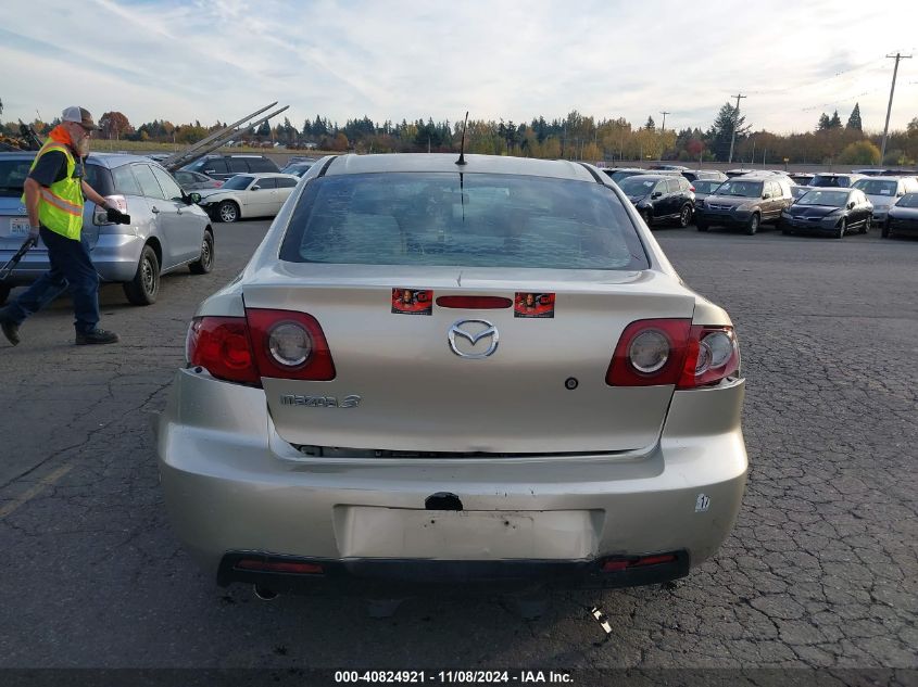 2004 Mazda Mazda3 I VIN: JM1BK12F141206647 Lot: 40824921