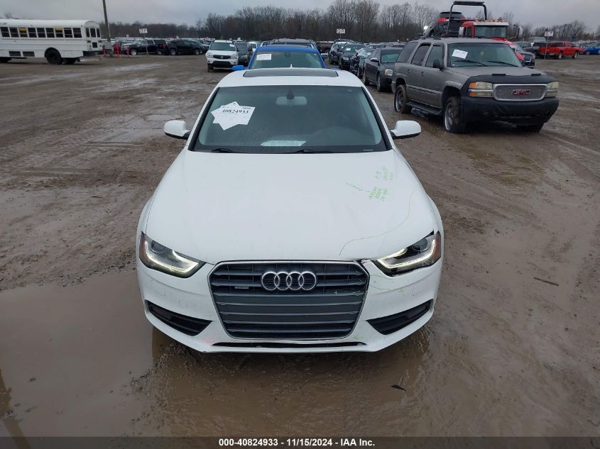 2014 Audi A4 VIN: WAUBFCFL8EN009868 Lot: 40824933