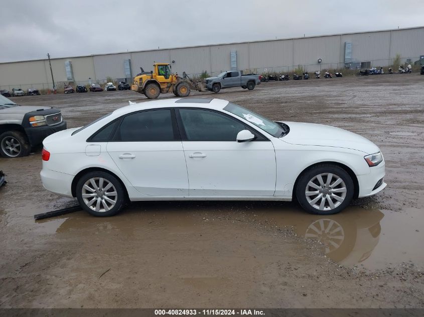 2014 Audi A4 VIN: WAUBFCFL8EN009868 Lot: 40824933