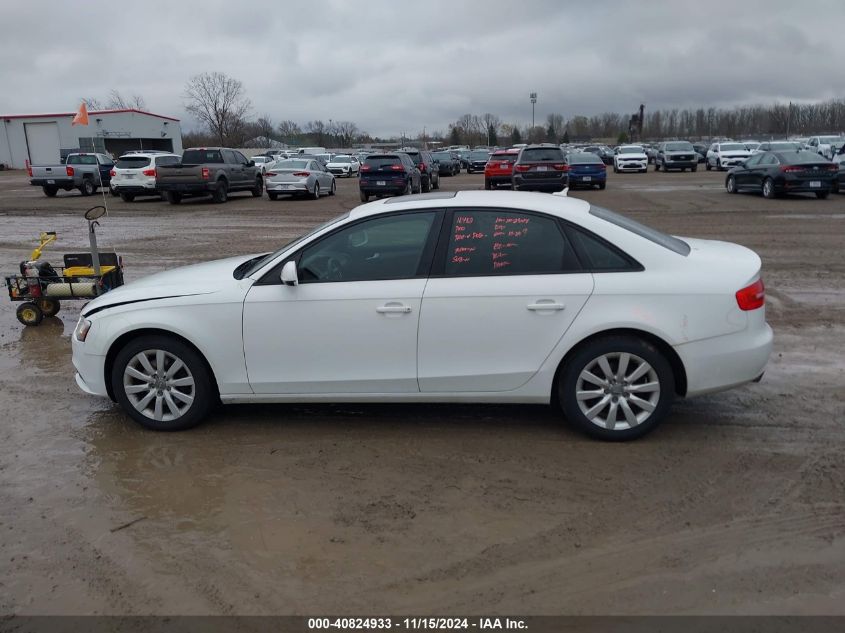 2014 Audi A4 VIN: WAUBFCFL8EN009868 Lot: 40824933