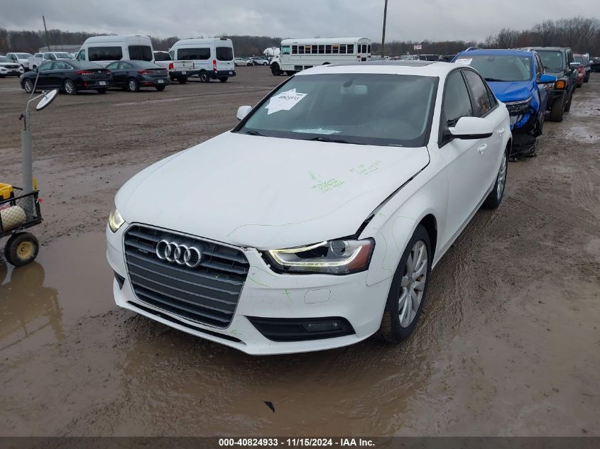 2014 Audi A4 VIN: WAUBFCFL8EN009868 Lot: 40824933