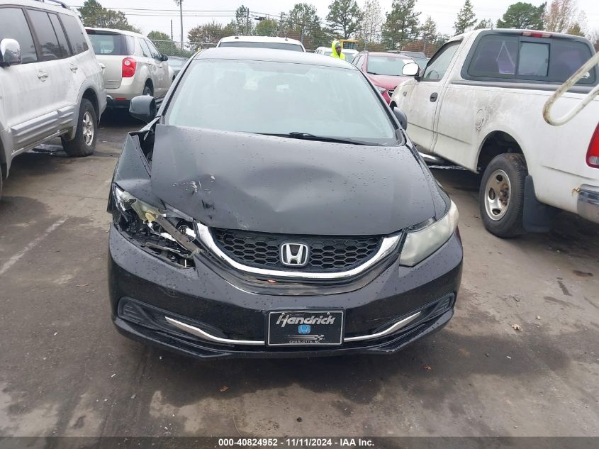 2013 Honda Civic Lx VIN: 2HGFB2F55DH301286 Lot: 40824952