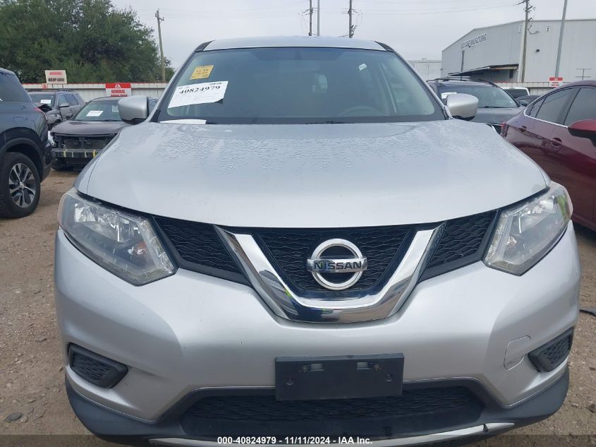 2016 Nissan Rogue S VIN: JN8AT2MT4GW006780 Lot: 40824979