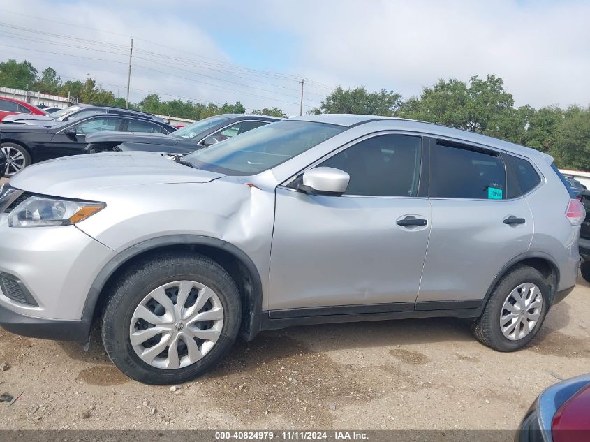 2016 Nissan Rogue S VIN: JN8AT2MT4GW006780 Lot: 40824979