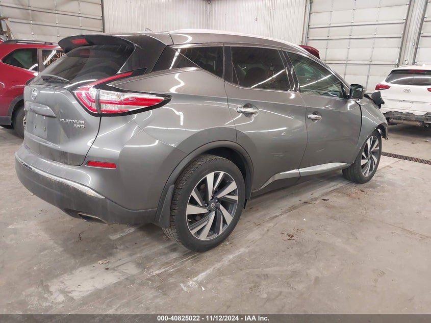 2016 NISSAN MURANO VIN: 5N1AZ2MH6GN129505
