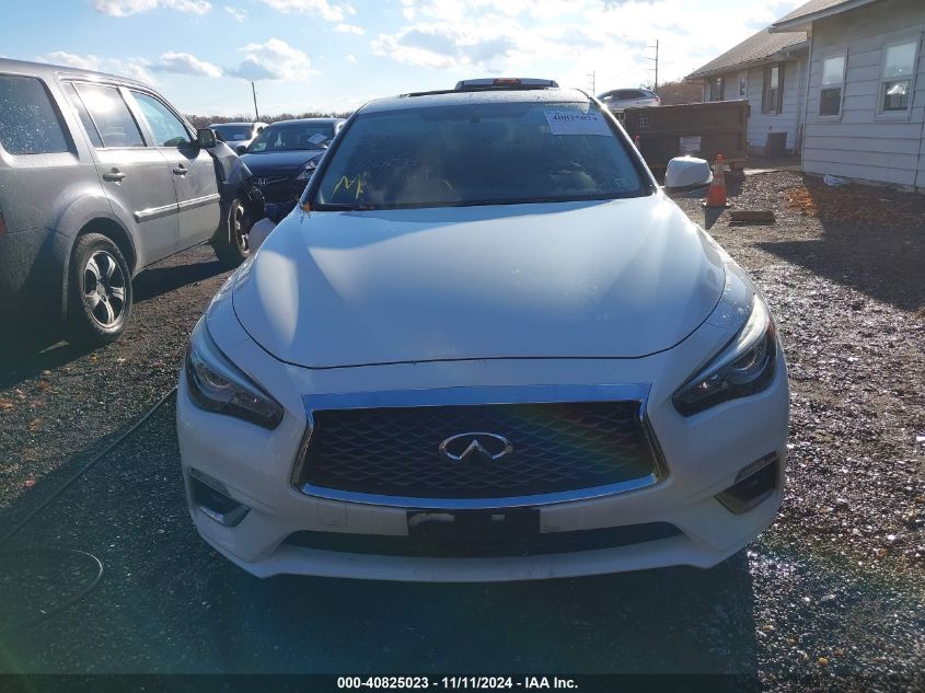 2018 Infiniti Q50 3.0T Luxe VIN: JN1EV7ARXJM442732 Lot: 40825023