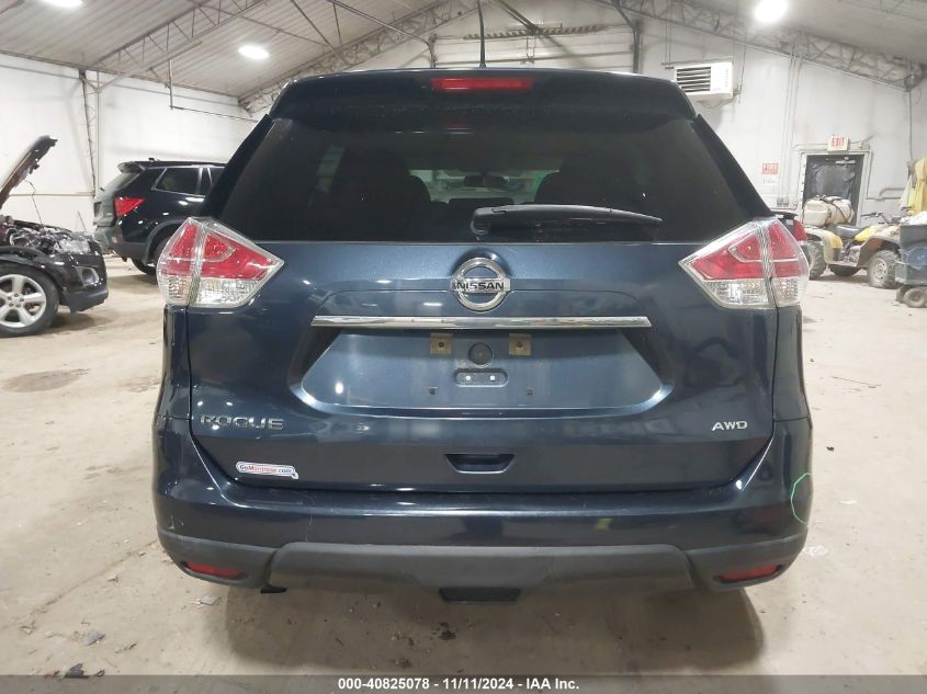 2016 Nissan Rogue S VIN: KNMAT2MV7GP620360 Lot: 40825078