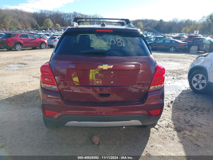 2017 Chevrolet Trax Lt VIN: 3GNCJPSB8HL160621 Lot: 40825092