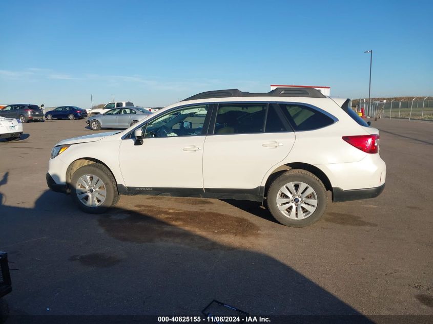 2017 Subaru Outback 2.5I Premium VIN: 4S4BSADC6H3224618 Lot: 40825155