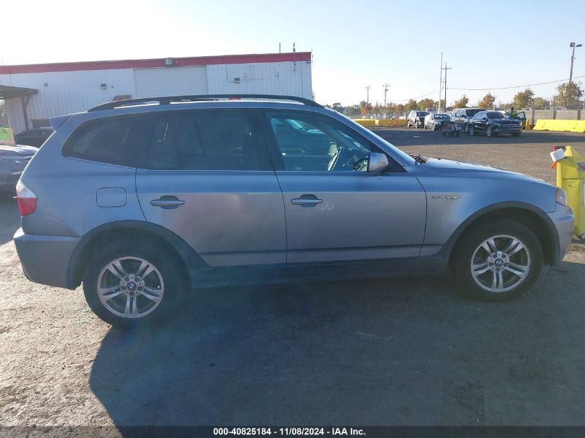 2006 BMW X3 3.0I VIN: WBXPA93456WG84389 Lot: 40825184