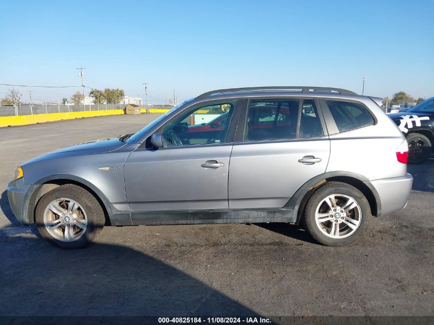 2006 BMW X3 3.0I VIN: WBXPA93456WG84389 Lot: 40825184