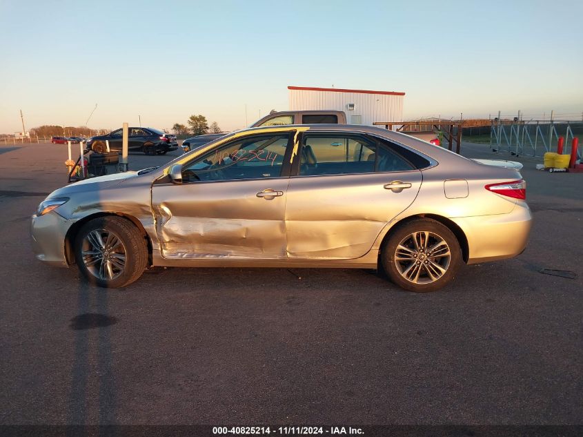 2017 Toyota Camry Se VIN: 4T1BF1FK5HU338354 Lot: 40825214