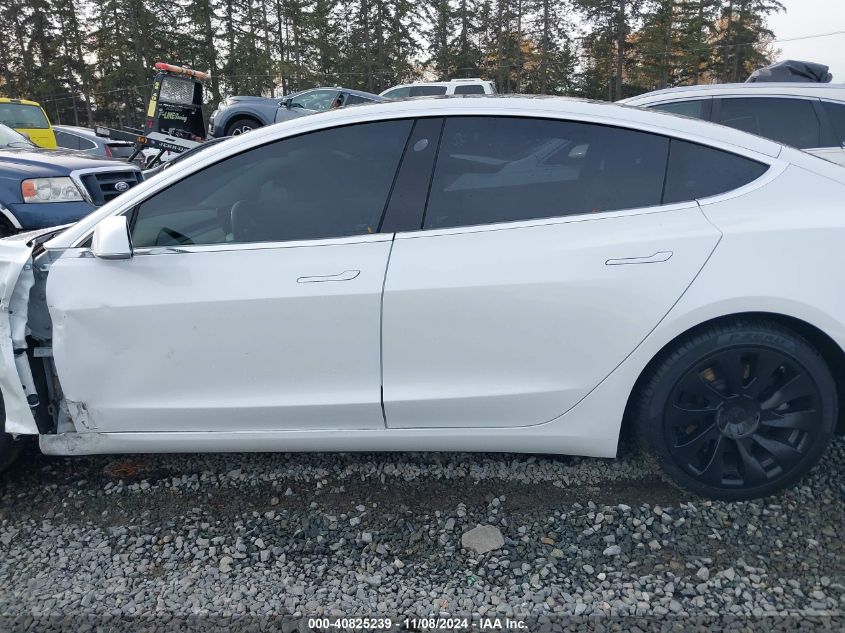 2018 Tesla Model 3 Long Range/Mid Range VIN: 5YJ3E1EAXJF019681 Lot: 40825239