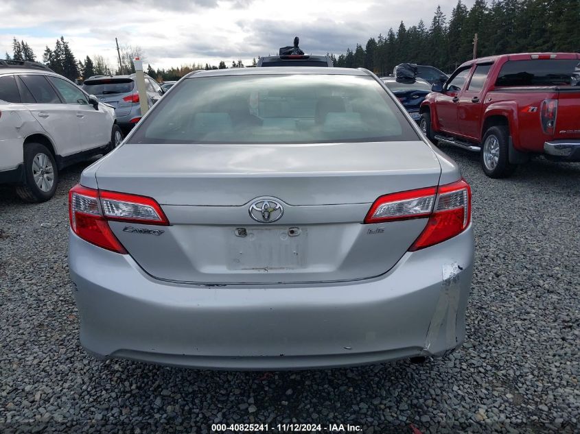 2012 Toyota Camry Le VIN: 4T1BF1FK3CU036330 Lot: 40825241