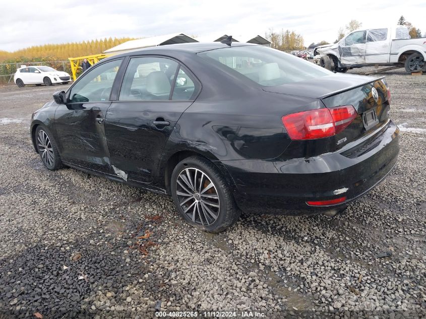 2016 Volkswagen Jetta 1.8T Sport VIN: 3VWD17AJ4GM338391 Lot: 40825265