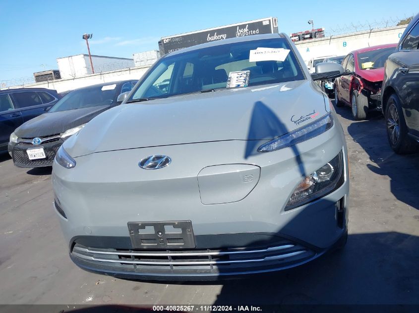 2023 Hyundai Kona Electric Se VIN: KM8K23AG2PU166390 Lot: 40825267