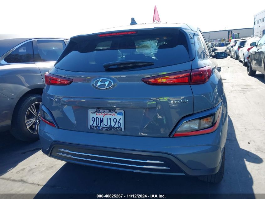 2023 Hyundai Kona Electric Se VIN: KM8K23AG2PU166390 Lot: 40825267