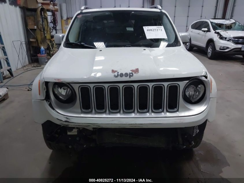 2015 Jeep Renegade Limited VIN: ZACCJBDT0FPB70625 Lot: 40825272