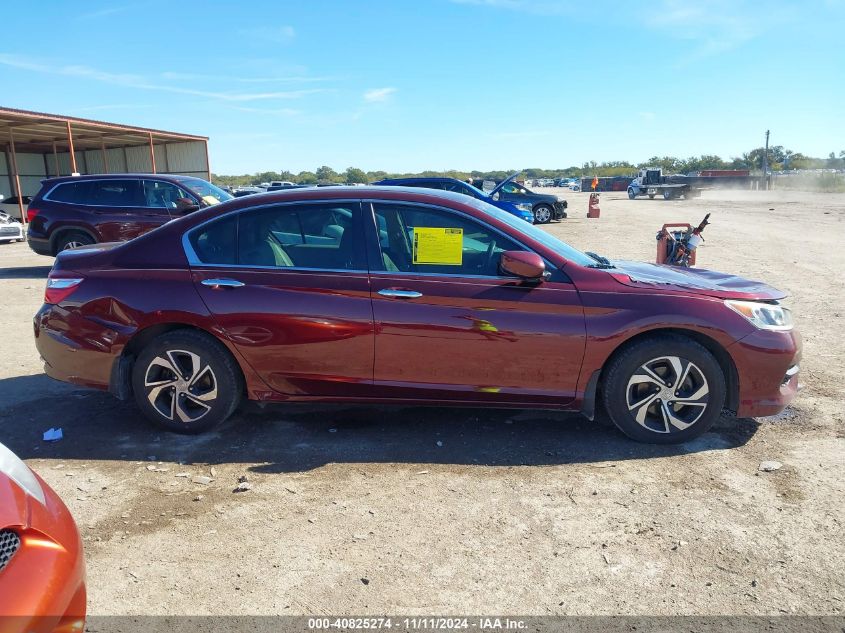 2016 Honda Accord Lx VIN: 1HGCR2F3XGA150011 Lot: 40825274