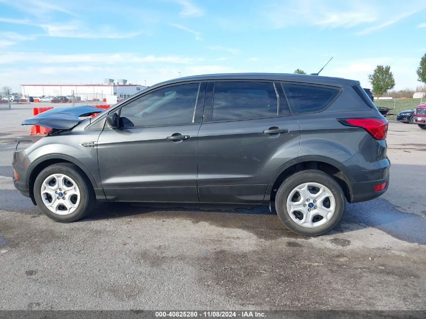 2019 Ford Escape S VIN: 1FMCU0F73KUB02602 Lot: 40825280