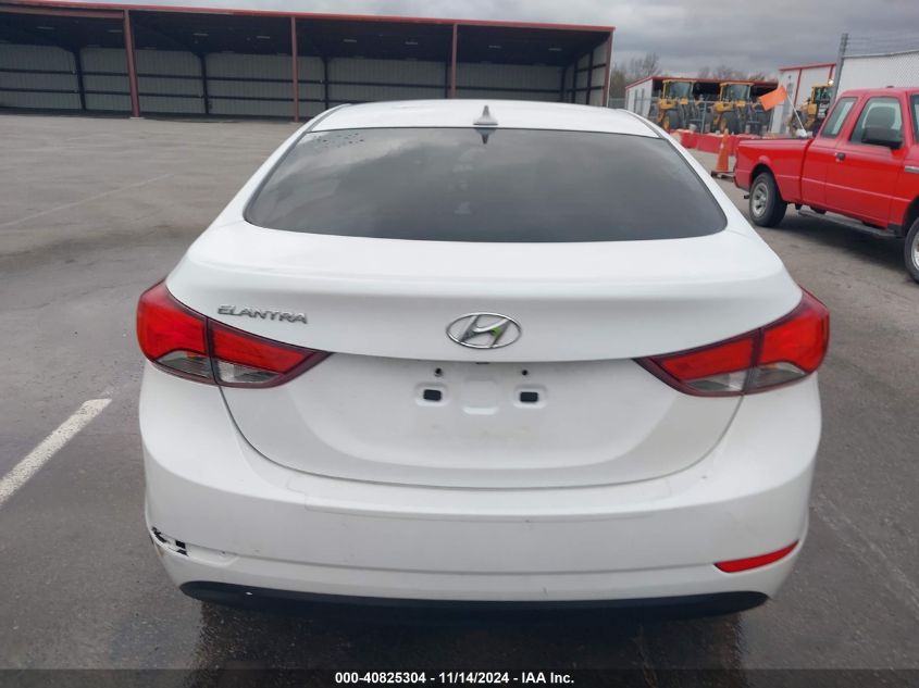 2016 Hyundai Elantra Se VIN: 5NPDH4AE6GH683993 Lot: 40825304